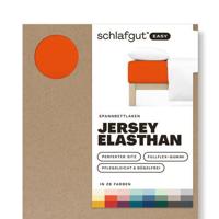 Schlafgut Schlafgut EASY Jersey Elasthan Hoeslaken XL - 180x200 - 200x220 269 Red Mid - thumbnail