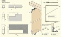 Taatsdeurscharnier JNF instelbaar 100kg zwart - thumbnail