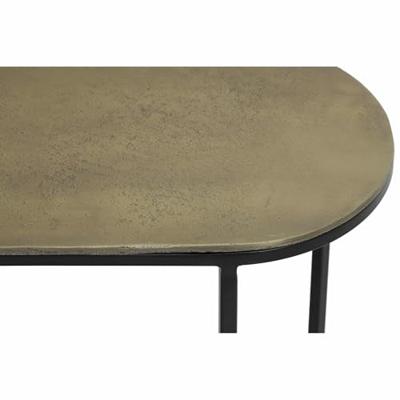 Light & Living Bijzettafel 'Bocov' Set van 2 stuks max, antiek brons-zwart