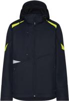 DASSY softshell kalama polyester nachtblauw/fluogeel 4xl - thumbnail