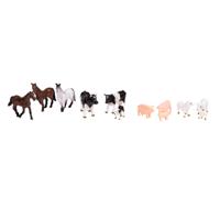 Boerderijdieren 12 delig - thumbnail