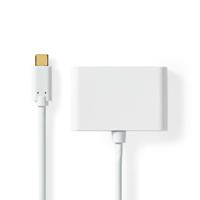 USB-C 3.0-Adapter | USB-C Male - 2x USB-A Male | 0,2 m - thumbnail