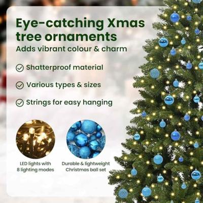 VidaXL Kunstkerstboom met 300 led groen 210 cm pvc en metaal