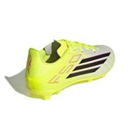 adidas F50 League Gras / Kunstgras Voetbalschoenen (MG) Kids Neongeel Zwart Rood - thumbnail