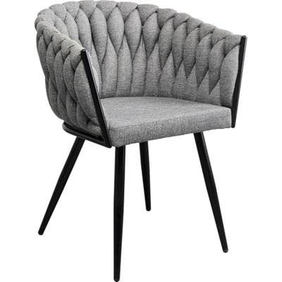 Kare Design Dean Stoel met armleuningen grijs