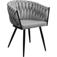 Kare Design Dean Stoel met armleuningen grijs - thumbnail