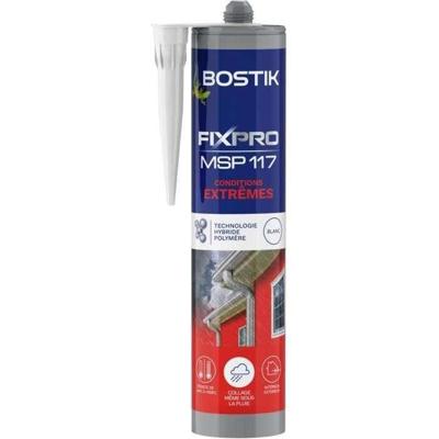 Kitlijm - BOSTIK - Fixpro MSP 117 - Extreme omstandigheden - Binnen/buiten - Wit - 290 ml koker