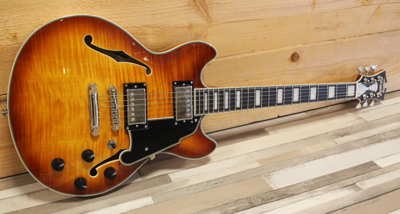 D&apos;angelico Premier Mini DC Dark Iced Tea Burst