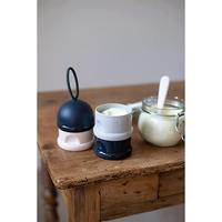 BEABA Stapelbare melkdispenser (donkerblauw + grijs + roze) - thumbnail