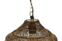 Plafondlamp Home ESPRIT Gouden Metaal Ijzer 50 W 26 x 26 x 24 cm - thumbnail