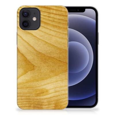 iPhone 12 | 12 Pro (6.1") | Bumper Hoesje | Licht Hout iPhone 12 | 12 Pro (6.1") | Bumper Hoesje | Licht Hout