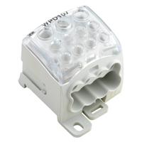 Weidmüller 1562220000 Verdeelblok Schroeven Grijs, Transparant 1 stuk(s) - thumbnail