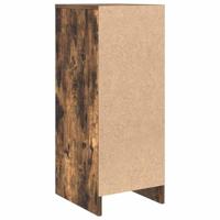 Dressoir 29,5x34x76 cm bewerkt hout gerookt eikenkleurig - thumbnail