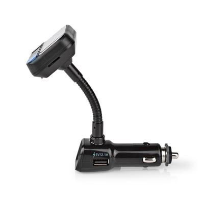 FM-Audiotransmitter voor Auto | Zwanenhals | Handsfree bellen | 1.5 " | LED-Scherm | Bluetooth® | 5.0 V DC / 1.0 A / 5.0 V DC / 2.4 A | Bass boost | Google Assistant / Siri | Zwart - thumbnail