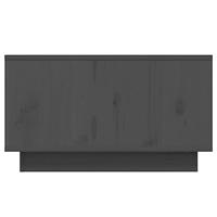 Salontafel 55x56x32 cm massief grenenhout grijs - thumbnail