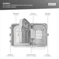 Digitus DN-968911 Dibributiebox 16 poorten SC - thumbnail