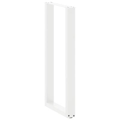 Bartafelpoten 2 st U-vormig 40x(100-101) cm staal wit