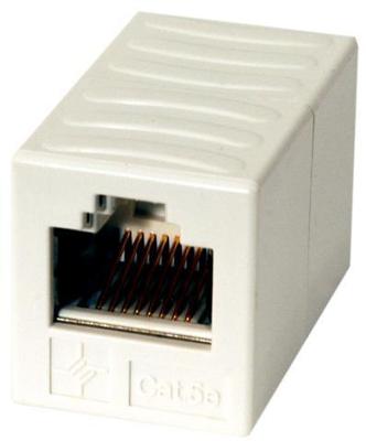 Telegärtner RJ45 Netwerk Adapter CAT 6 [1x RJ45-bus - 1x RJ45-bus] 60 m Alpine-wit