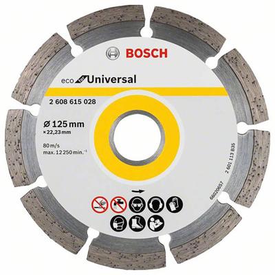 Bosch Accessories 2608615028 2608615028 Diamanten doorslijpschijf 125 mm 1 stuk(s) Beton, Baksteen, Kalksteen, Dakpan Bosch Accessories 2608615028 2608615028 Diamanten doorslijpschijf 125 mm 1 stuk(s) Beton, Baksteen, Kalksteen, Dakpan