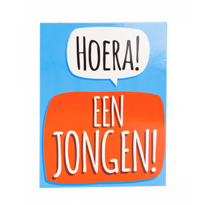 Surprise Card - Hoera een jongen