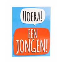 Surprise Card - Hoera een jongen - thumbnail