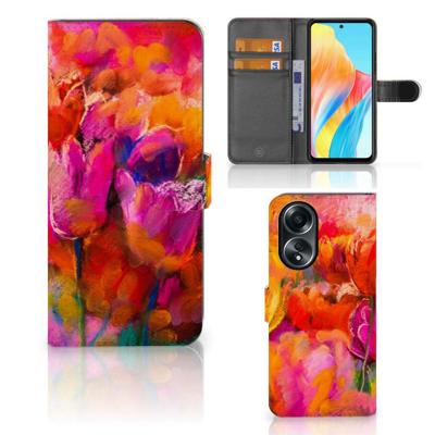 Hoesje OPPO A58 4G Tulips