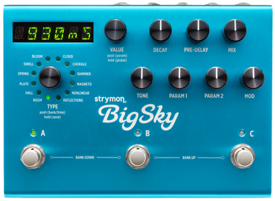 Strymon Big Sky Multi Reverb effectpedaal Strymon Big Sky Multi Reverb effectpedaal