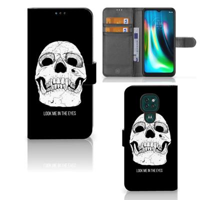 Telefoonhoesje met Naam Motorola Moto G9 Play | E7 Plus Skull Eyes Telefoonhoesje met Naam Motorola Moto G9 Play | E7 Plus Skull Eyes