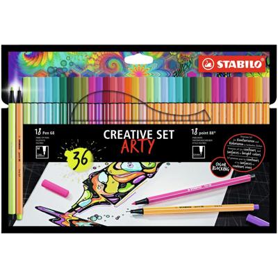 Creative set stabilo 8868/36 arty 36st assorti | 6 stuks