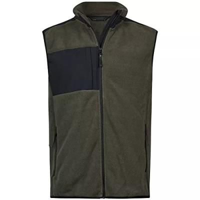 Tee Jays TJ9122 Mountain Fleece Bodywarmer - Deep Green/Black - XS