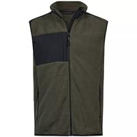 Tee Jays TJ9122 Mountain Fleece Bodywarmer - Deep Green/Black - XS - thumbnail