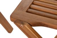 Tafel met twee stoelen Home ESPRIT Bruin 60 x 60 x 74 cm - thumbnail