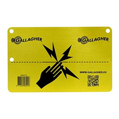 Gallagher Aluminium EU Waarschuwingsbordje (1) - 082216 082216 Gallagher Aluminium EU Waarschuwingsbordje (1) - 082216 082216