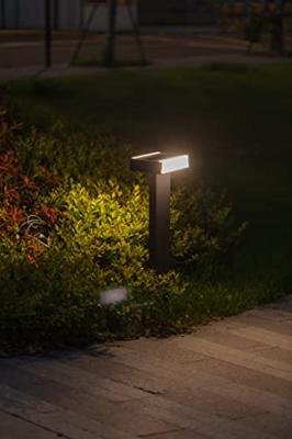 Staande buitenlamp grijs verstelbaar &apos;Conroy&apos; led lamp warm wit 3000k 71 cm - thumbnail