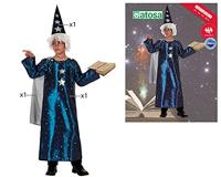 Kostuums voor Kinderen Tovenaar (3 pcs) - Maat: 7-9 Jaar - Maat: 7-9 Jaar - thumbnail