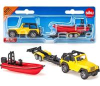 Siku 1658 Jeep met Boot - thumbnail