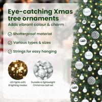 VidaXL Kunstkerstboom groen 180 cm pvc en staal en kunststof - thumbnail