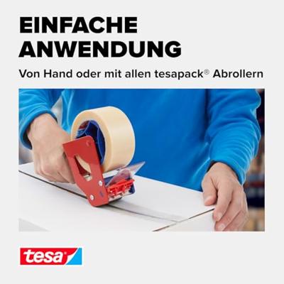 tesa ULTRA STRONG 57176-00000-08 Pakband tesapack Transparant (l x b) 66 m x 50 mm 1 stuk(s)