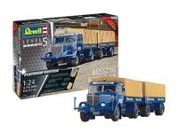 Revell 1/24 Büssing 8000 S13 met trailer (Limited Edition) - thumbnail