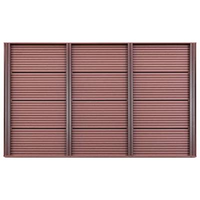 Vloerelement voor solardouche 101x63x5,5 cm HKC bruin
