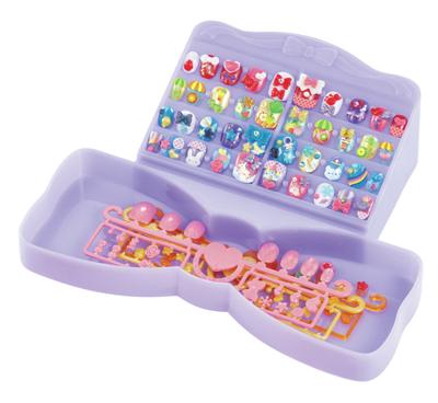 Aquabeads veelkleurige nagelset - thumbnail