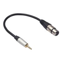 TC210KF183 3.5 mm male naar XLR female audio kabel lengte: 0.3 m - thumbnail