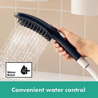Dogshower Voor De Hond HansGrohe 3 Standen Met Massagenoppen Mat Zwart - thumbnail