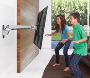 Ergotron 45-296-026 TV-beugel 76,2 cm (30) - 139,7 cm (55) Kantelbaar, Zwenkbaar, Roteerbaar, In hoogte verstelbaar, Uittrekbaar Constant Force-technologie - thumbnail