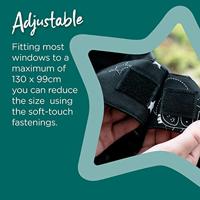 Sleeptight(TM) draagbaar verduisteringsrolgordijn TOMMEE TIPPEE zwart - thumbnail