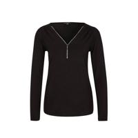 comma longsleeve zwart - thumbnail