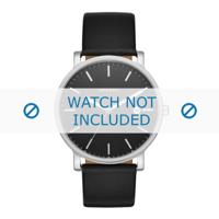 Horlogeband Skagen SKW6294 Leder Zwart 20mm - thumbnail