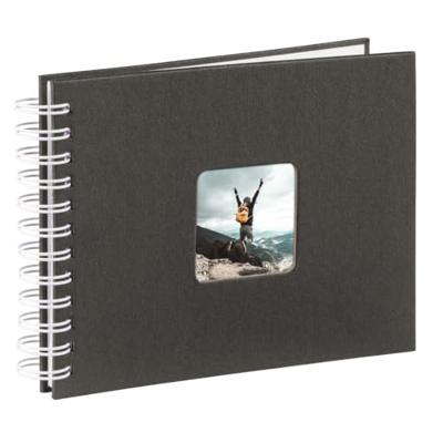 Hama Spiraalalbum Fine Art 24x17 Cm 50 Witte Pagina&apos;s Zwart - thumbnail