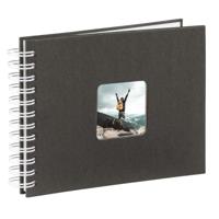 Hama spiraalalbum fine art 24x17 cm 50 witte pagina&apos;s zwart - thumbnail