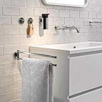 Tiger Noon Douchemand Recht Chroom 30x14x8 cm - thumbnail